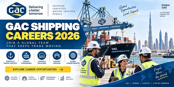 GAC Shipping Careers 2026 | Shipping, Logistics & Marine Jobs in UAE & Qatar