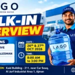 Lago Water Walk-In Interview Ajman 2026